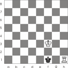 Black is in a checkmate position. White wins the game