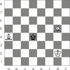 the initial position of the pieces on the chess board