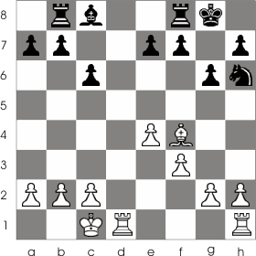 a very simple example of what to capture. The white bishop from f4 must capture the rook from b8