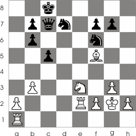 In this example White manages to defend against the double attack by performing a intermediate move. Learn more about intermediate moves in the next articles
