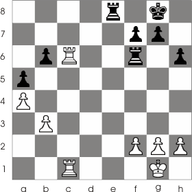 White has the rook from c1 overloaded. Because of this Black will win a piece